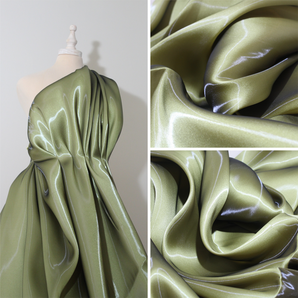 Organza Liquida textil de lujo con brillo y movimiento